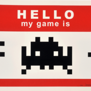INVADER 「HELLO MY GAME IS」の買取画像　インベーダー